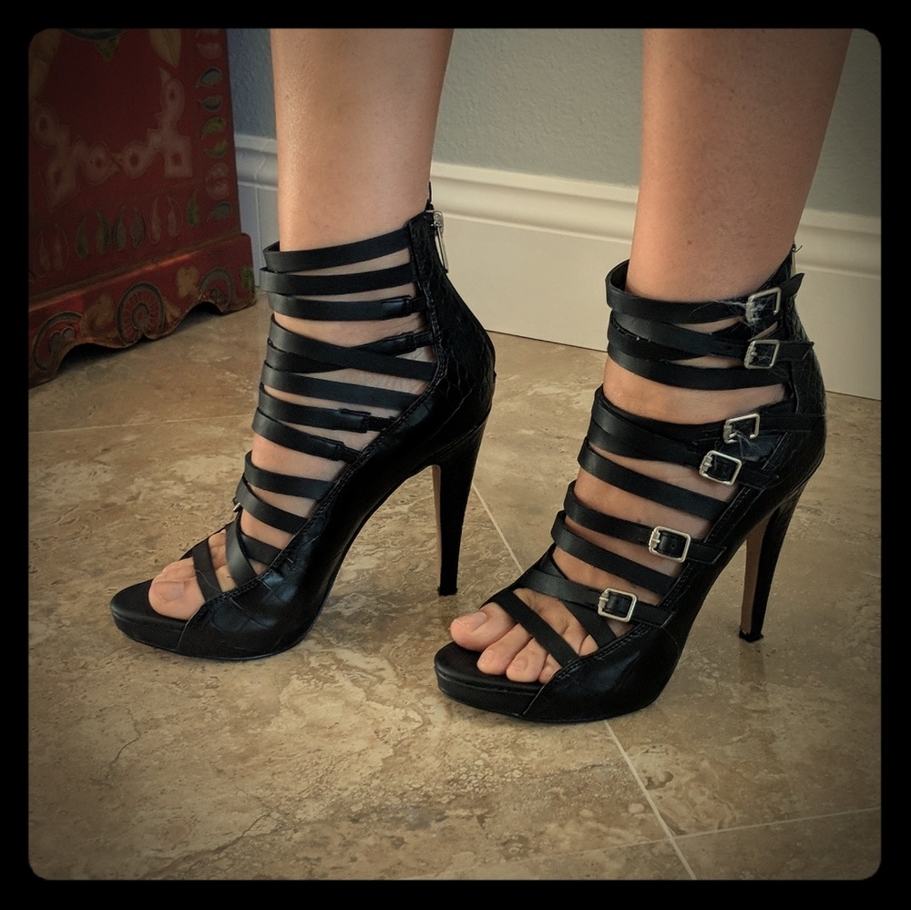 Strappy Stilleto Heels Lenox Sandals w/platform